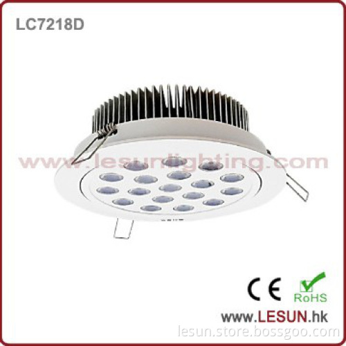 Brightness good price 30W led down light commercial lighting LC7212K
